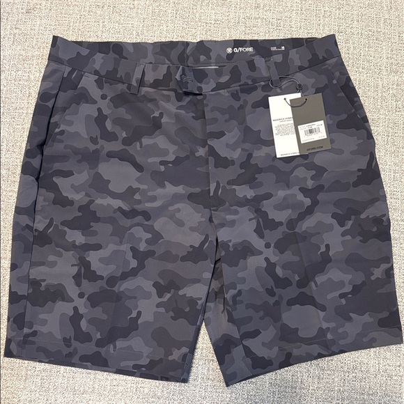 G/FORE Other - G/FORE Dark Gray Camo Flat Front Shorts